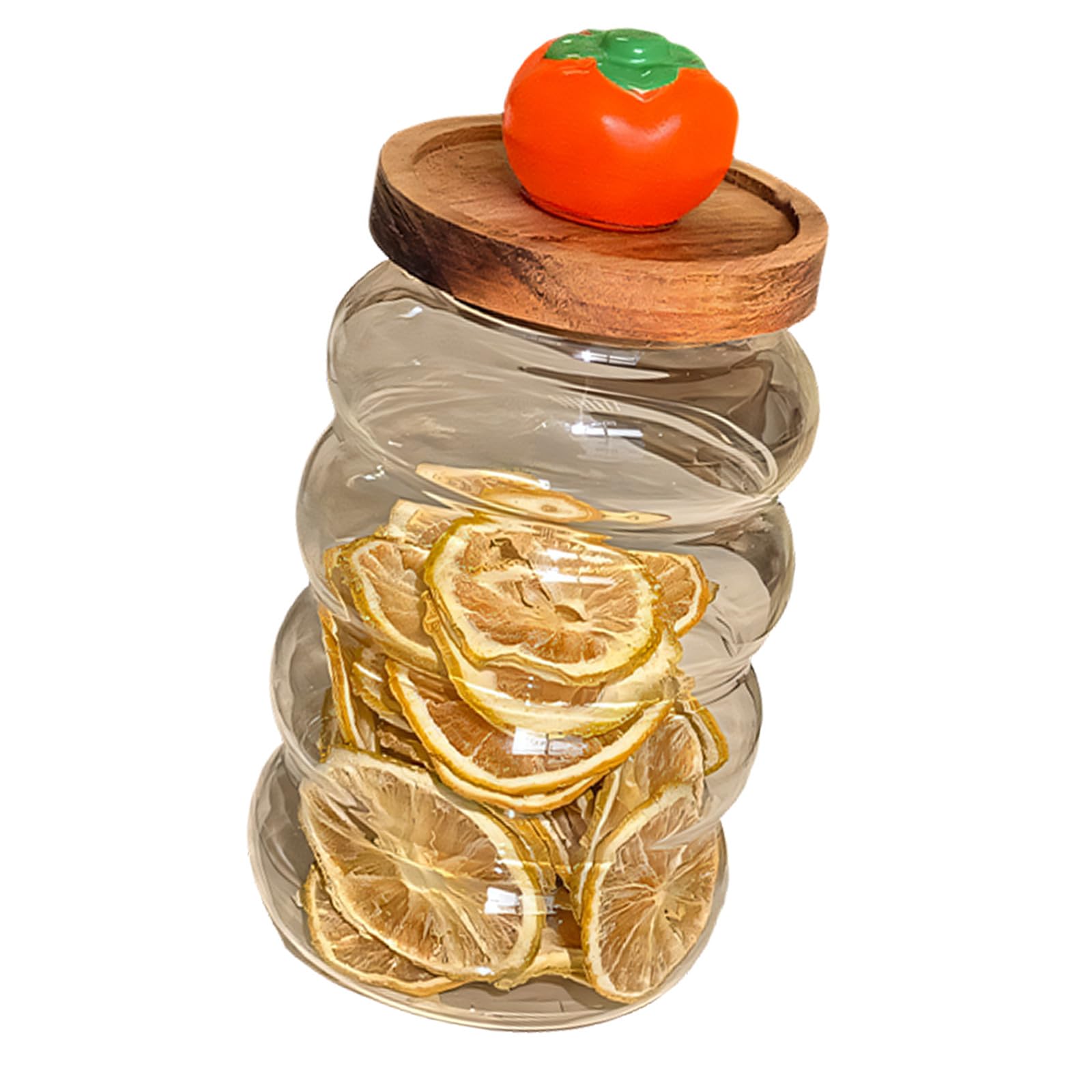 TFAOYS Sturdy Glass Jar for Organizing Seasoning Coffee and Dry Goods Seasoning Coffee Glass Jar