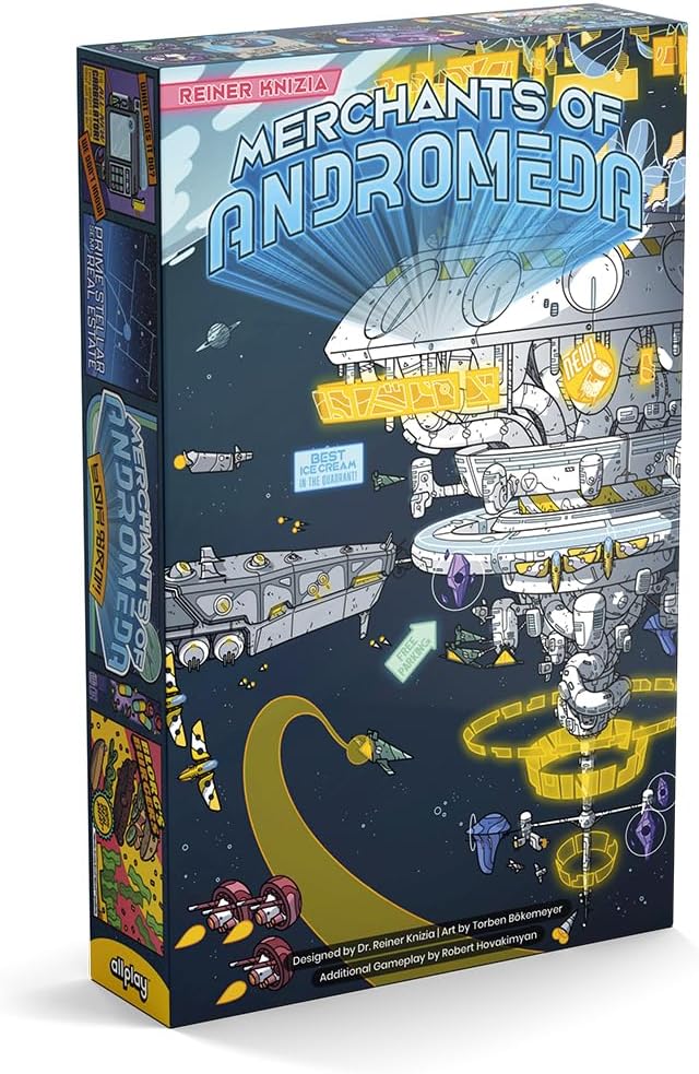 Allplay Merchants of Andromeda Board Game, 45 Min 3-5 Players Age 13+