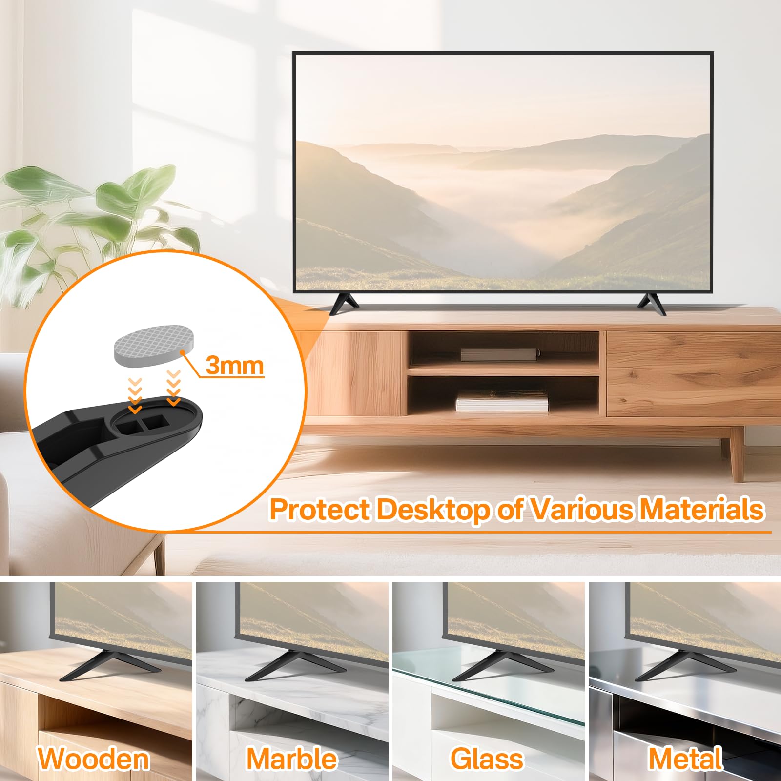 Amazon | TCL Rokuテレビ脚用交換用テレビベーススタンド - TCL