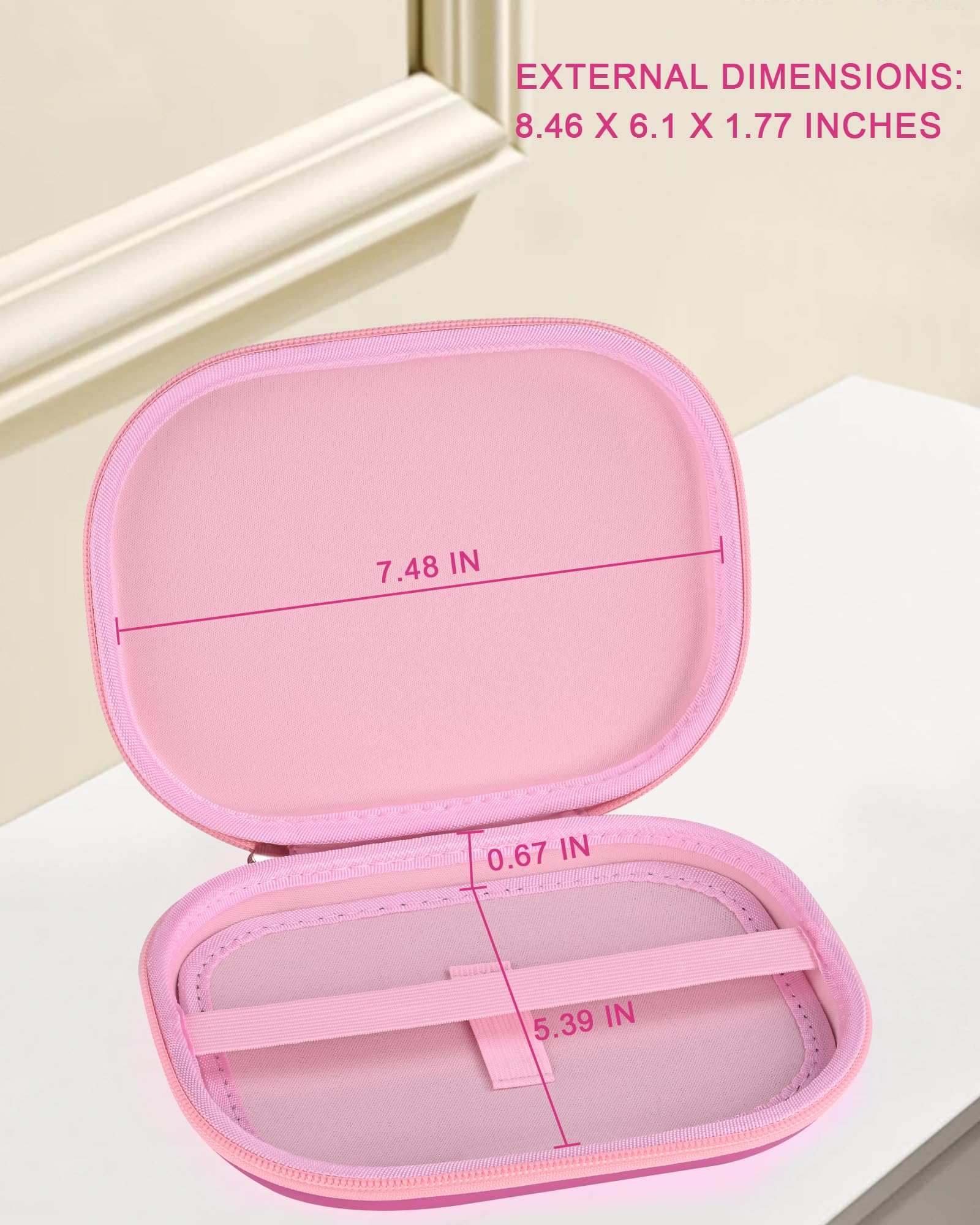 Reading Light Case for Glocusent LITOM LEDGLE TSINGREE, Book Light Case for Reading in Bed, Portable Storage Case for Home Travel
