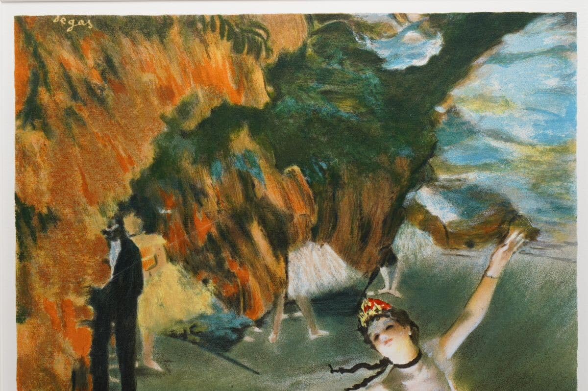 Amazon.co.jp: 真作保証 エドガードガ「バレエ花形」200部限定