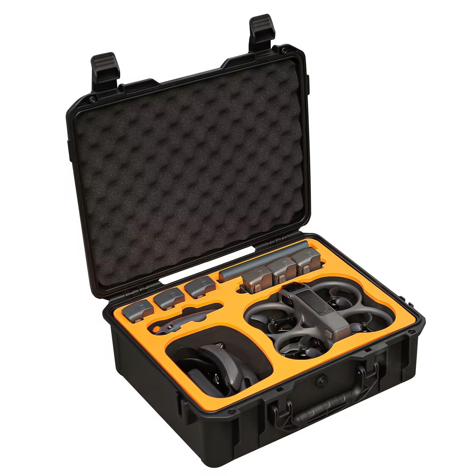 Custodia di sicurezza impermeabile per DJI Avata 2 Custodia rigida di grande capacità Organizer Bag Protezione contro le cadute Valigia esterna per FPV Telecomando Occhiali Accessori
