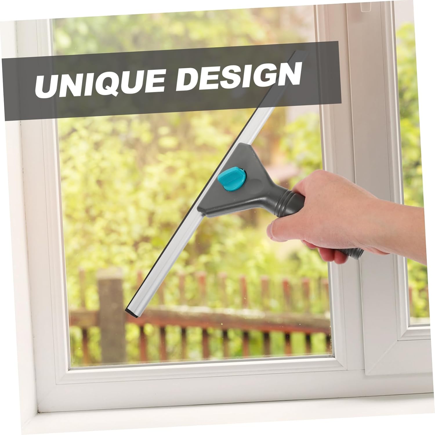 DECHOUS Glass Window Squeegee Efficient Shower Door Mirror Cleaner Multifunctional Tool for Streak Shine Windows Car Windshield Smooth Surfaces