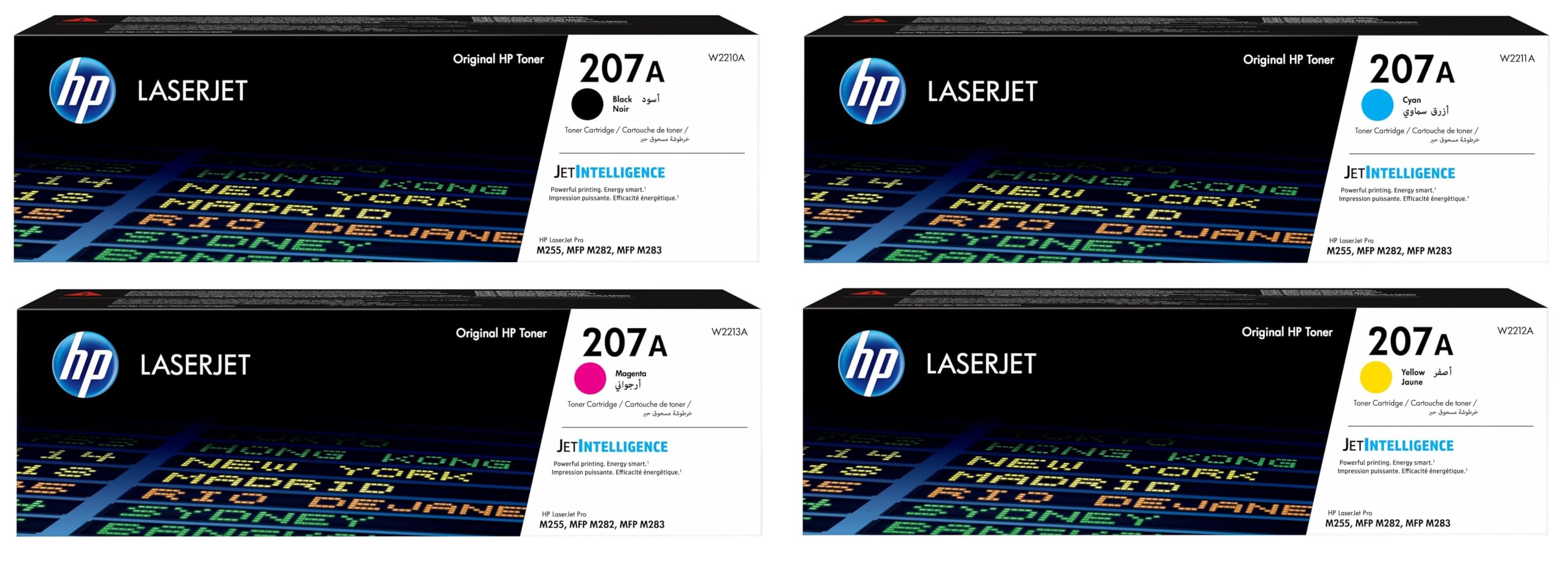 Hewlett-P. Original Toner Multipack 207A for HP Color Laserjet Pro M255 M282 M283