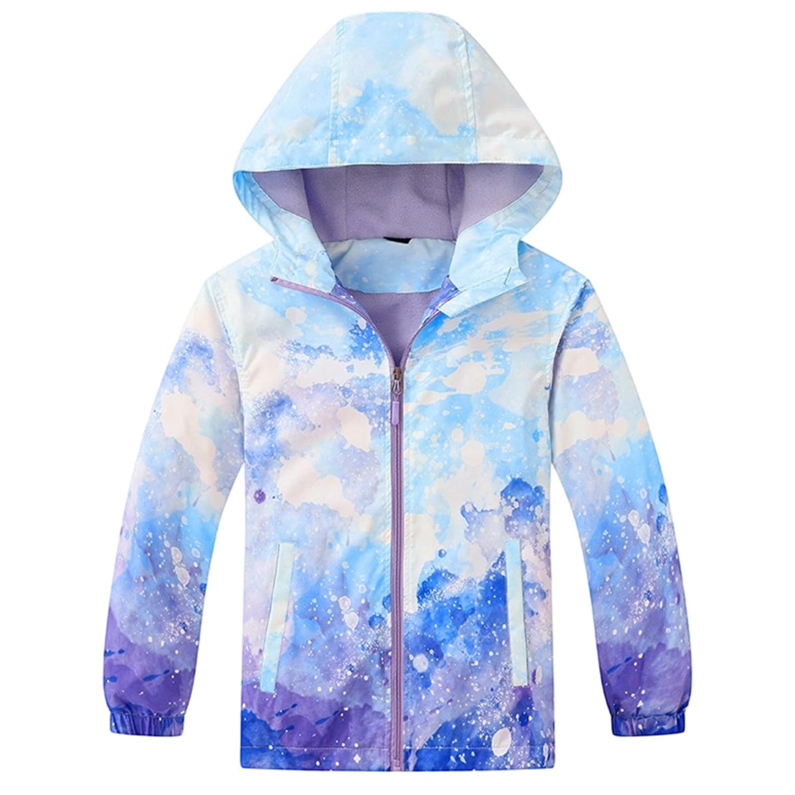 Poncho Impermeable NiñO 10 AñOs,Chaqueta Cortavientos Con Forro Polar Para NiñOs Ideal Para Actividades Al Aire Libre Impermeable Softshell CáLido Para Todas Las Estaciones Para NiñAs Y NiñOs