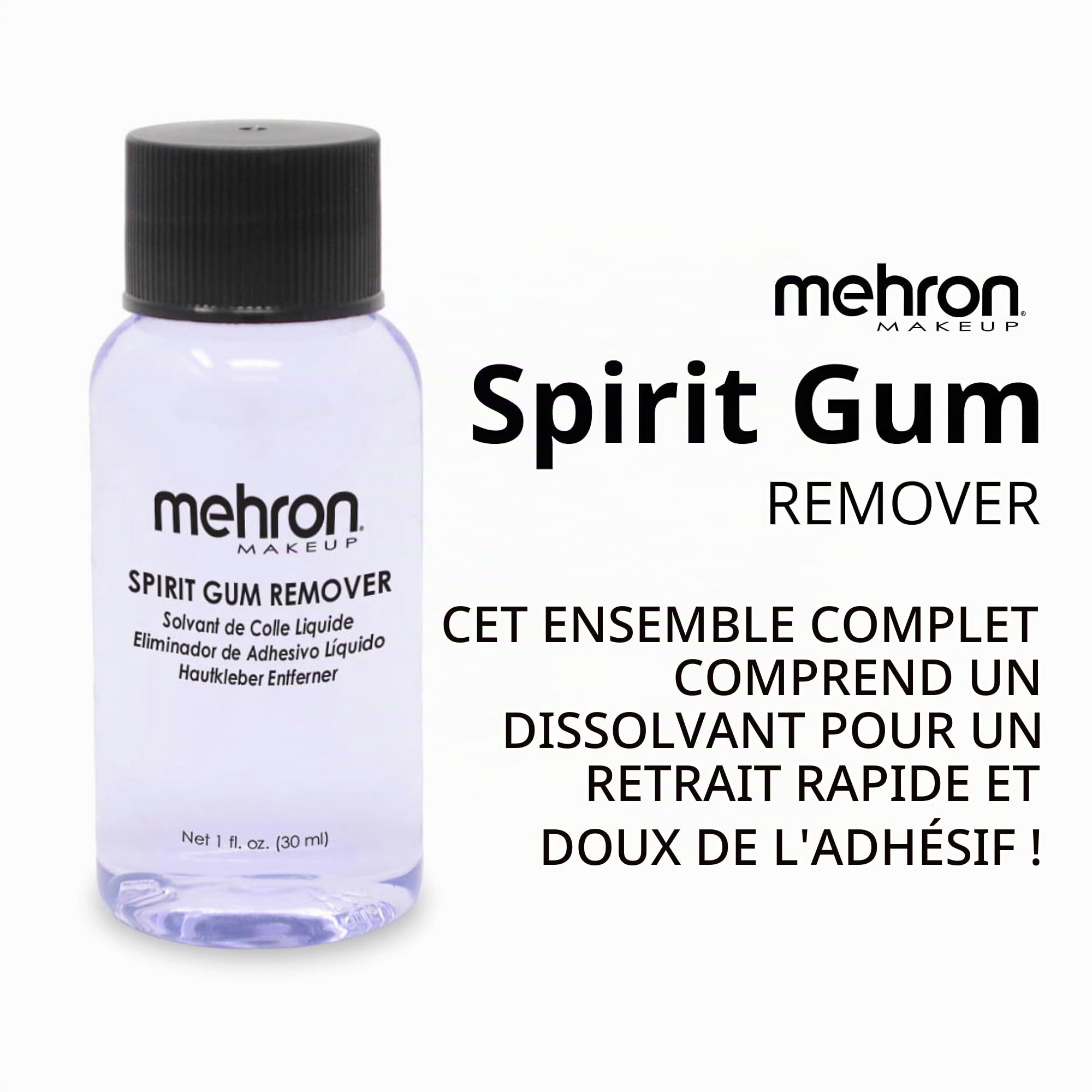 Mehron make-up Spirit Gum avec Remover (4/30 ml)
