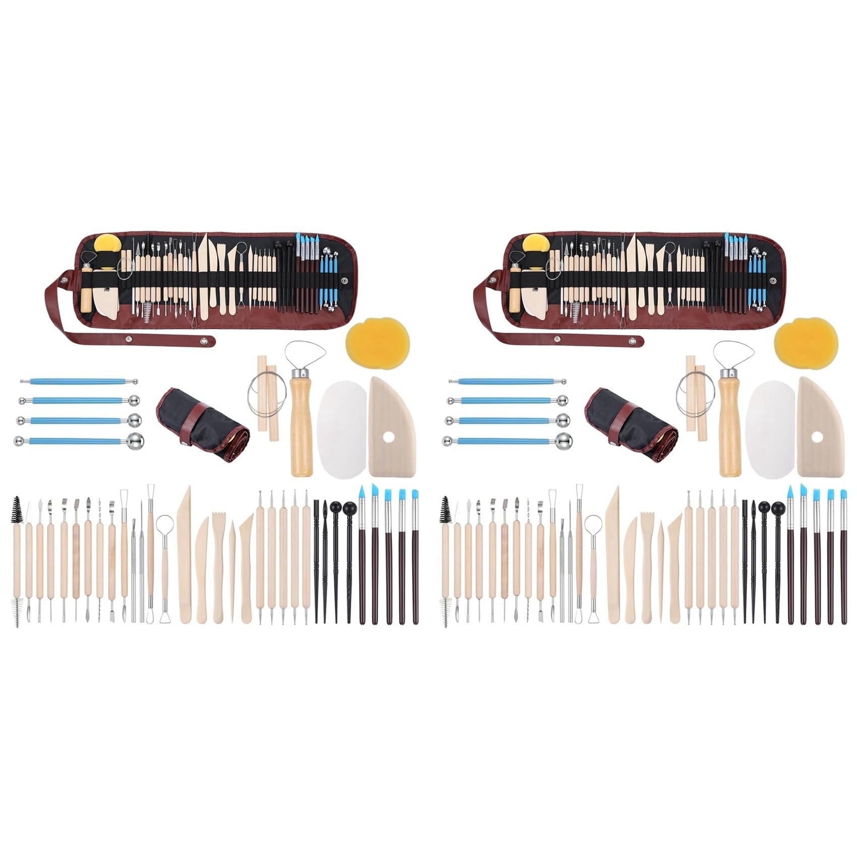 Jnchdghwa As Shown 86Pcs Pottery Tools Clay Sculpting Tools Polymer Clay Tools Kit Ceramic Tools For Diy Handcraft