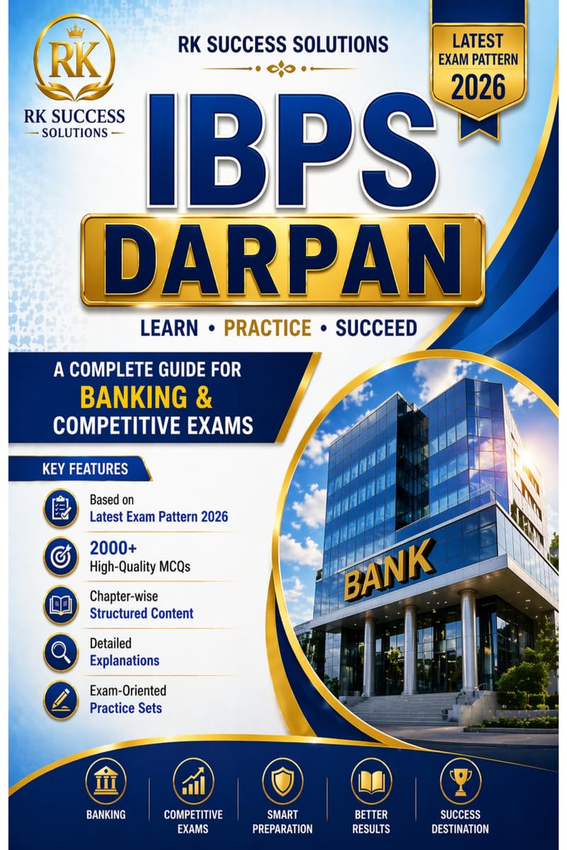 IBPS DARPAN: 2000+ Practice MCQs with Detailed Explanations for IBPS PO, Clerk & RRB Exams