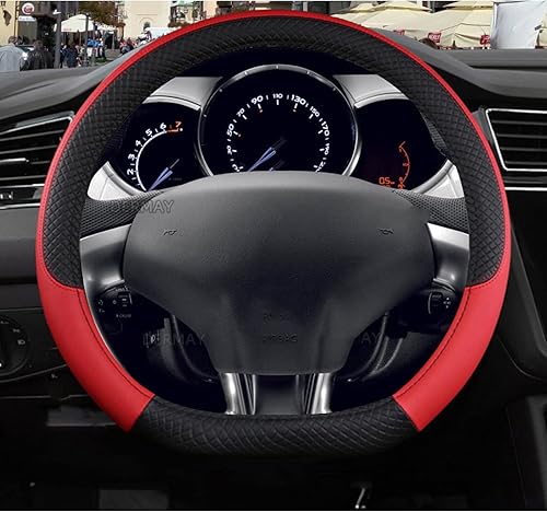 Miniatura 4 de Para Citroen DS3 DS4 DS5 DS5 DS 5LS DS6 DS7 DS9 funda de volante de automóvil de piel sintética antideslizante accesorios de automóvil