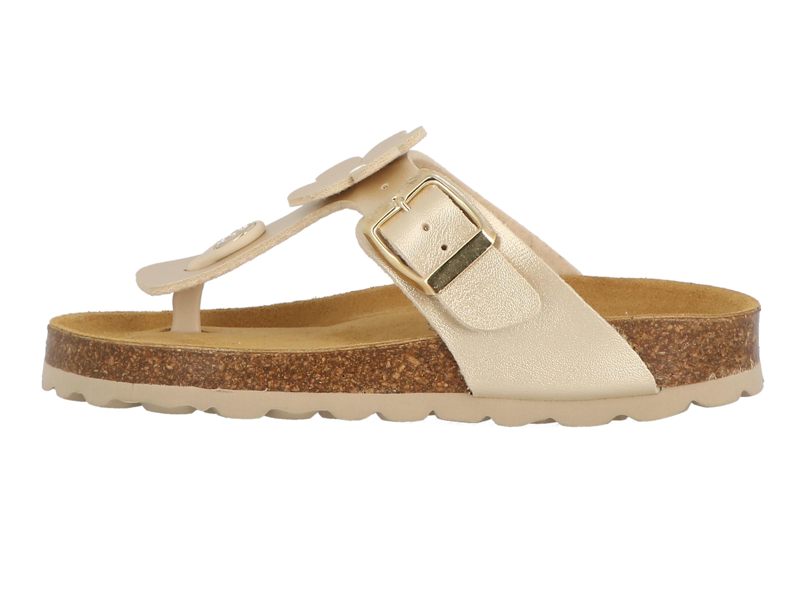 Lurchi 95L7003007, Female Slide Sandal, GOLD,