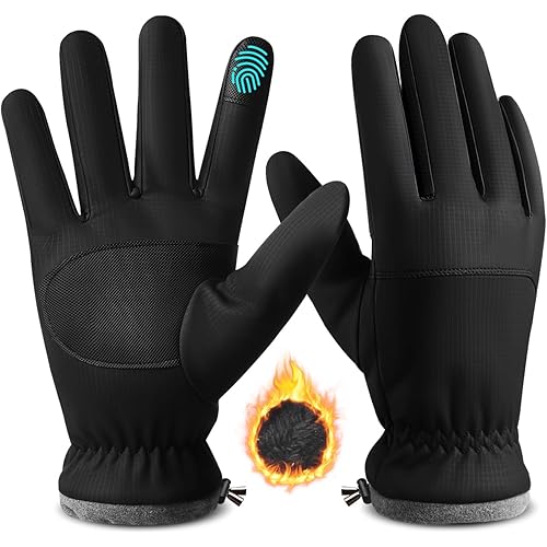 Winter Gloves for Women Running in Cold Weather - Touchscreen Gloves for Bike Hiking
