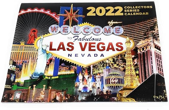 Las Vegas Calendar 2022 Amazon.com : Las Vegas 2022 - 13 Month Calendar … : Office Products