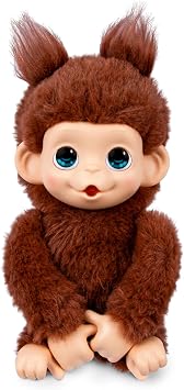 Little Live Pets Baby Monkey Minis Chikki Cherry, Interactive Pet