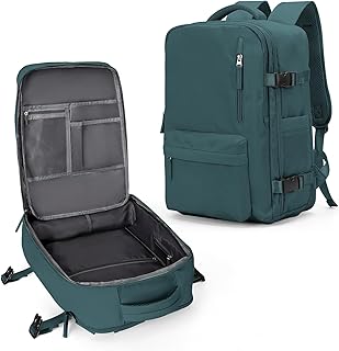 VECAVE Zaino da viaggio, zaino per laptop, zaino approvato per aereo, borsa sportiva,...