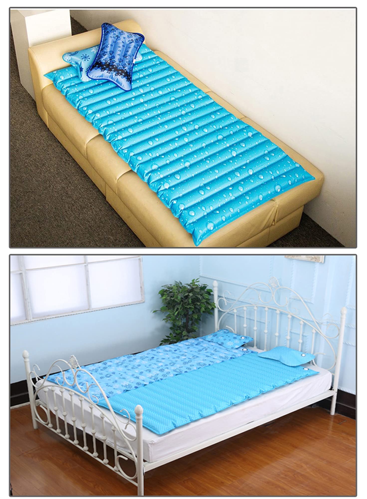 Amazon｜家庭用水ベッドマットレス、シングルウォーターマットレス、夏