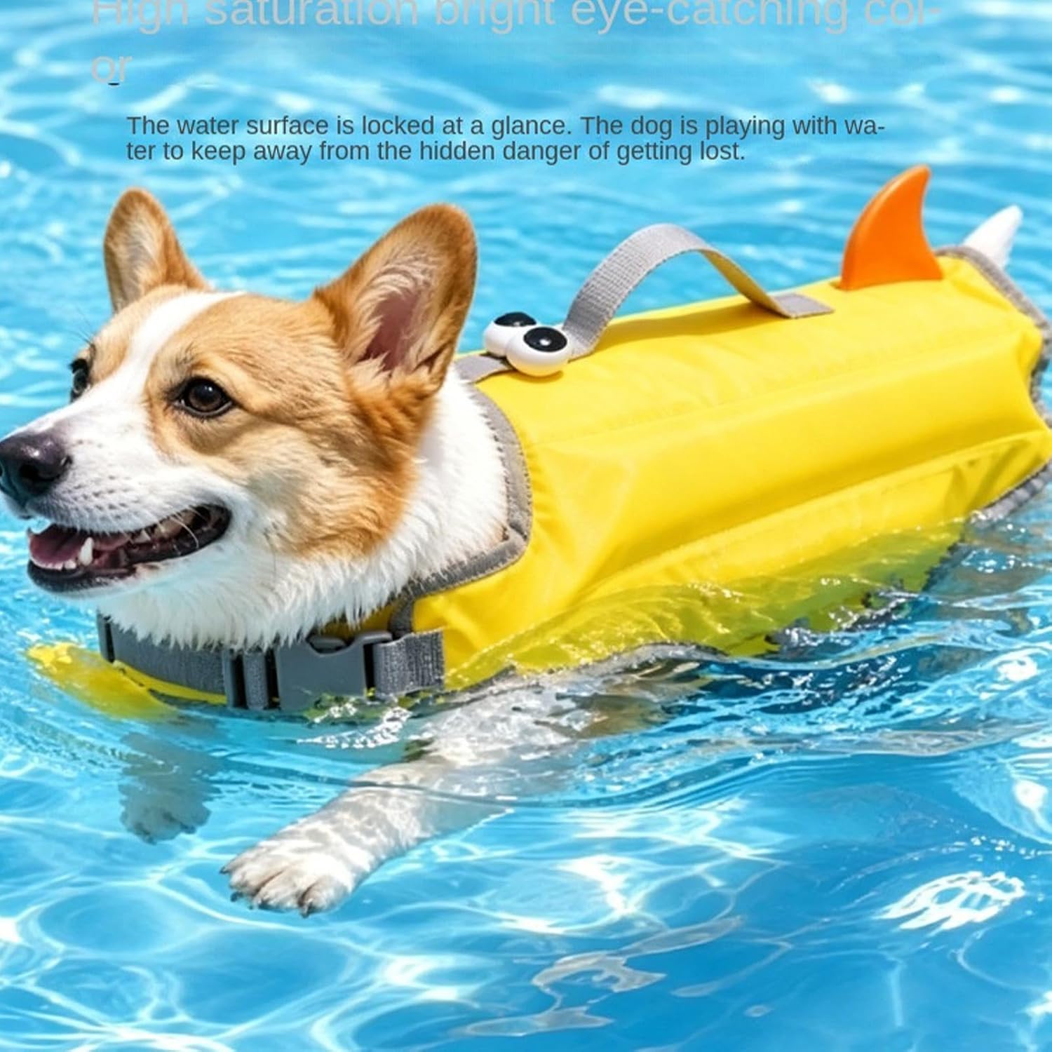 Life Vest for Dogs Adjustable Breathable Bright Float | Floating Small Dog Life Jacket for Puppy Small Medium Pet Summer Pool Lake River Outdoor Water Play Games