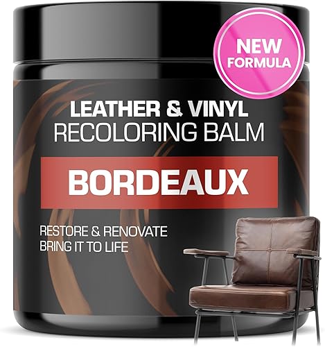 FORTIVO Bálsamo de cuero recolorante, restaurador de color de cuero, removedor de arañazos de cuero, reparación de arañazos de sofá de cuero,