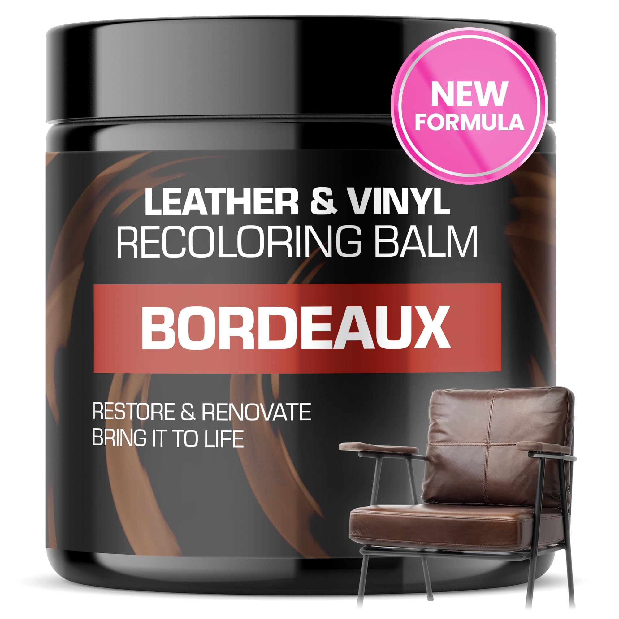 Leather Recoloring Balm, Color Restorer, Scratch Remover, Couch Paint and Repair, Leather Balm for Couches