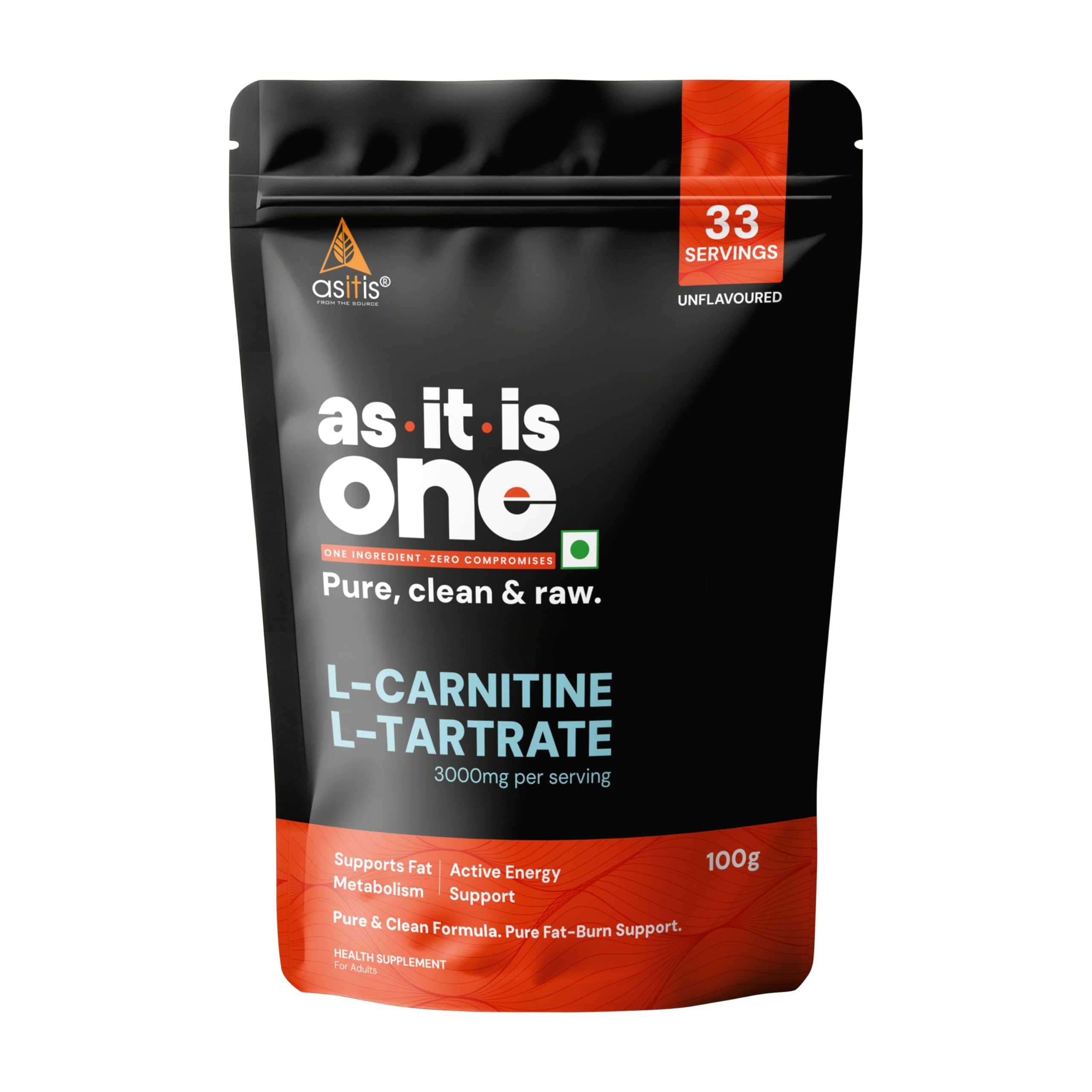As It Is One L Carnitine L Tartrate Unflavoured Unsweetened