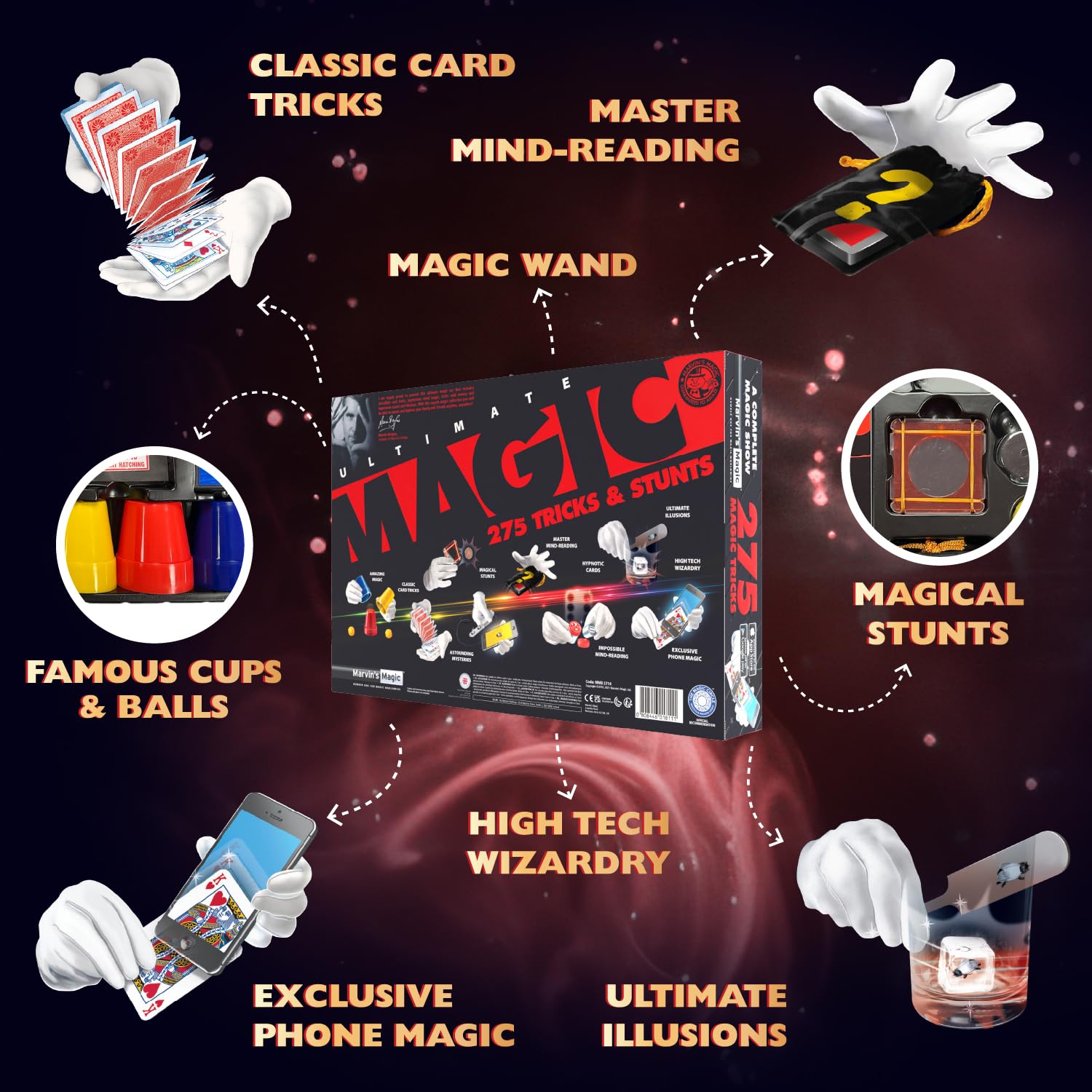 Amazon.com: Marvin's Magic - 275 Ultimate Magic Tricks - Full Set