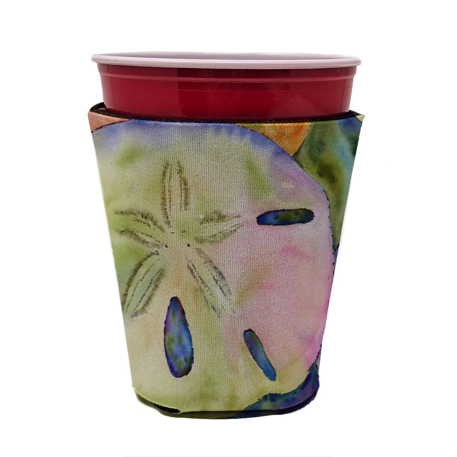 Sand Dollar Red Solo Cup Beverage Insulator Hugger