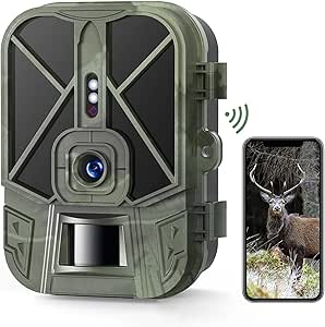VanBangTec 36MP 4K WiFi Hunting Camera, Surveillance Camera Night Vision Real Time Video, Motion Detector, 2.4 Inch Screen, IP66 Waterproof asin的图片