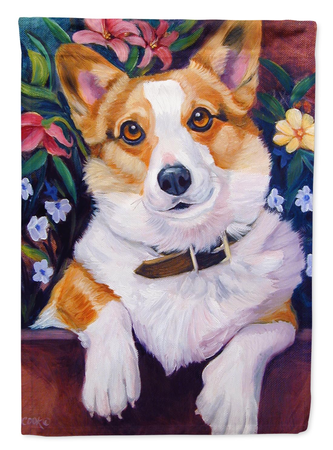 Drapeau Corgi Caroline's Treasures pour embellir vos fleurs