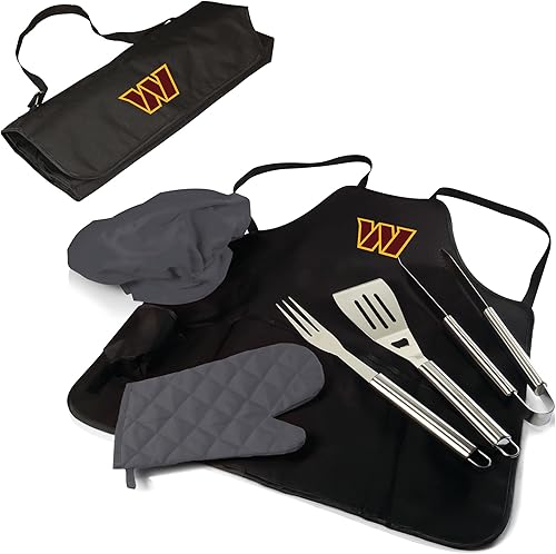 Miniatura 5 de Picnic TIME NFL BBQ Apron Tote Pro Grill Set