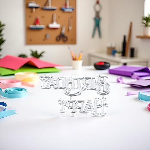 Miniatura 7 de 1 paquete de troqueles de metal para hacer tarjetas, troqueles de corte de borde de encaje de flores, plantillas cortadas para tarjetas de