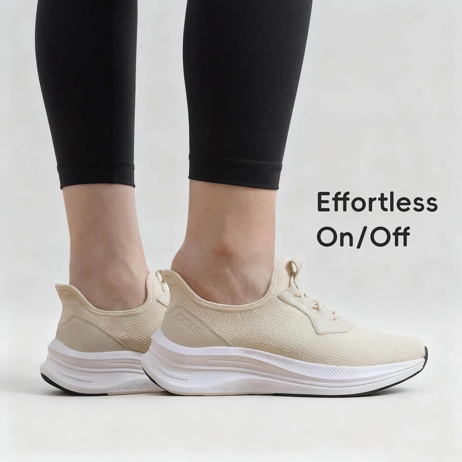 Womens Slip On Sneakers Walking Running Tennis Shoes Lightweight Casual Sneakers for Gym Travel Work - Image 3