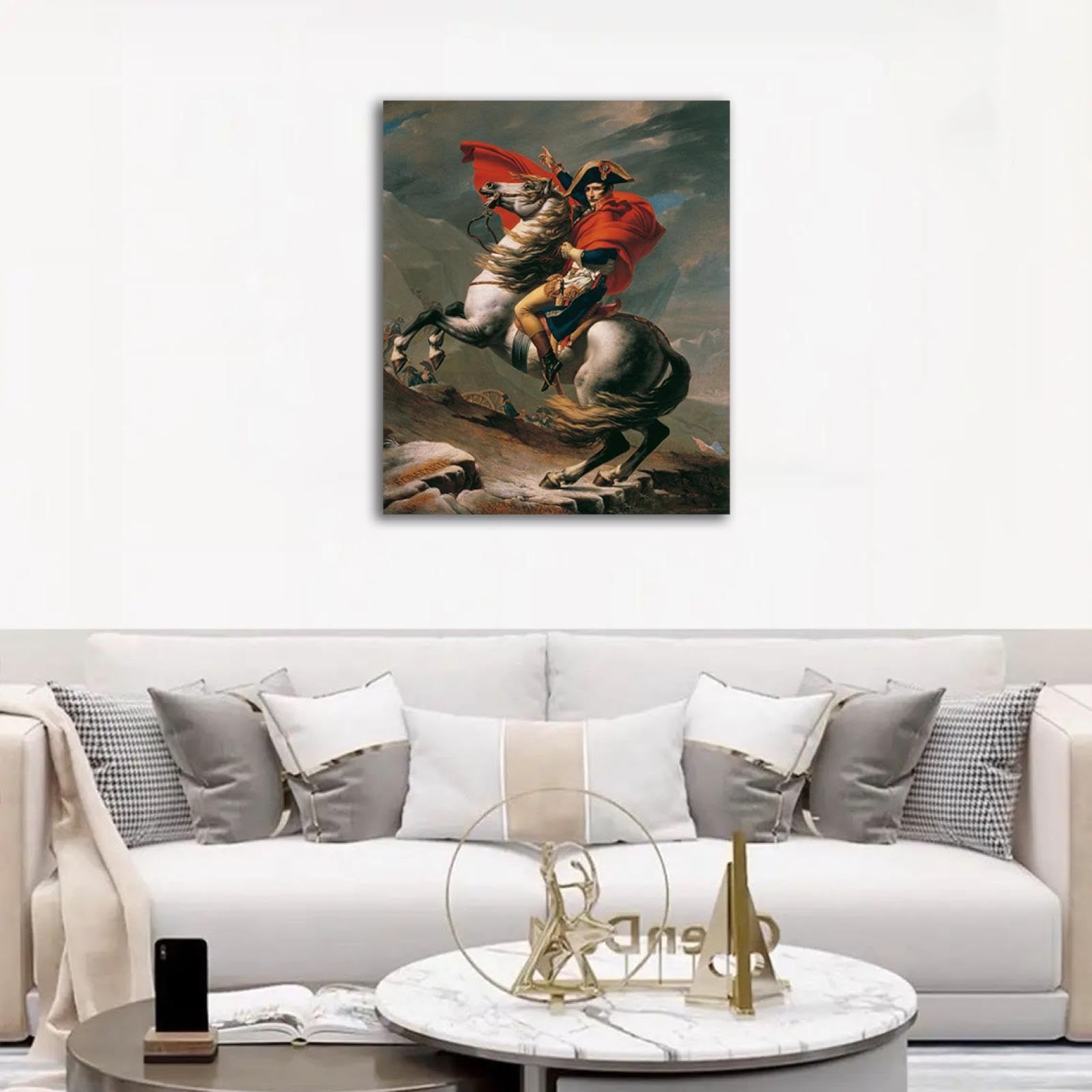 Amazon.com: IUPKHHDS Napoleon Crossing the Alps(Belvedere), Famous