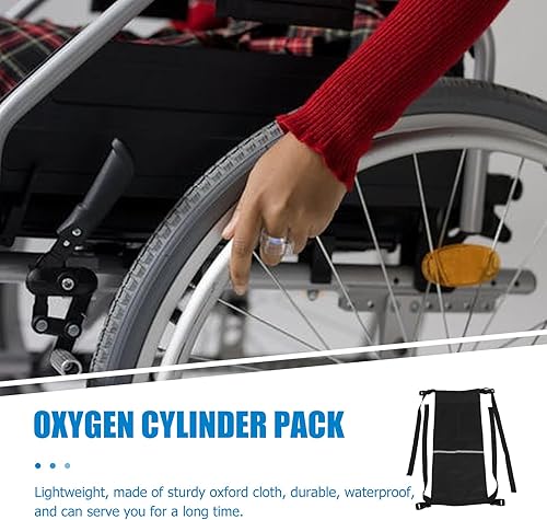 Miniatura 4 de Paquete de bolsa de botella de oxígeno para silla de ruedas, lata de oxígeno portátil, silla de ruedas, tanque de oxígeno portátil, soporte para