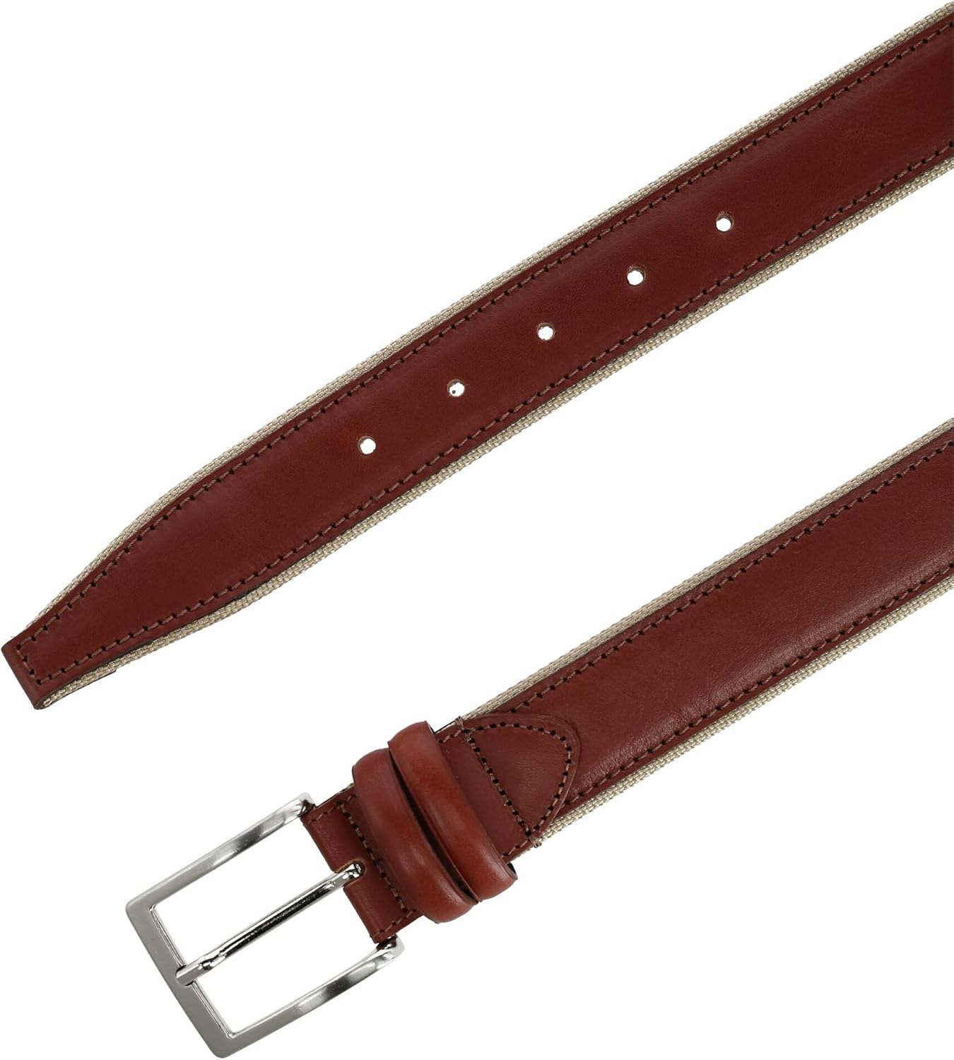 Trafalgar The Back Nine 35mm Full Grain Leather with Nylon Lining Casual Golf Belt