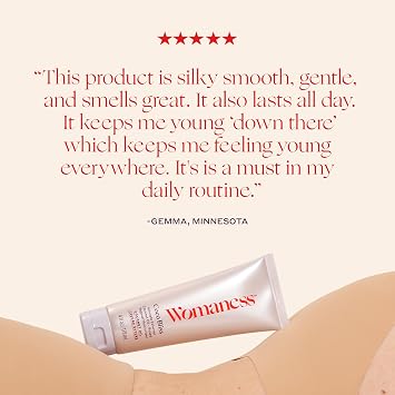 Womaness Coco Bliss Vaginal Moisturizer - Hydrating Coconut Cream for Vaginal Dryness - Non-Sticky Vulva Cream for External Intimate & Body Care - Estrogen & Hormone-Free Formula for Women - 4oz