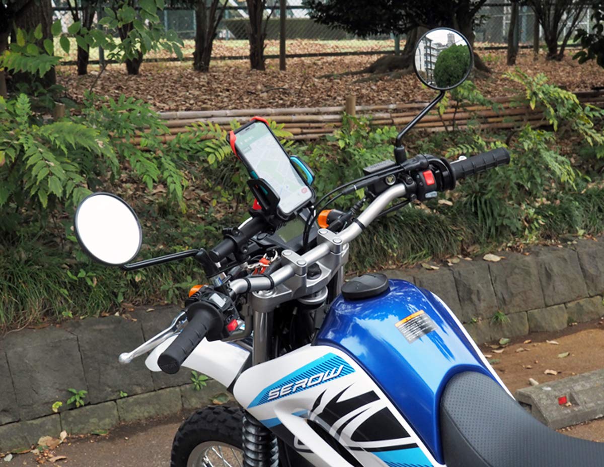 Amazon | ワールドウォーク セロー250用スマートフォンマウントバー