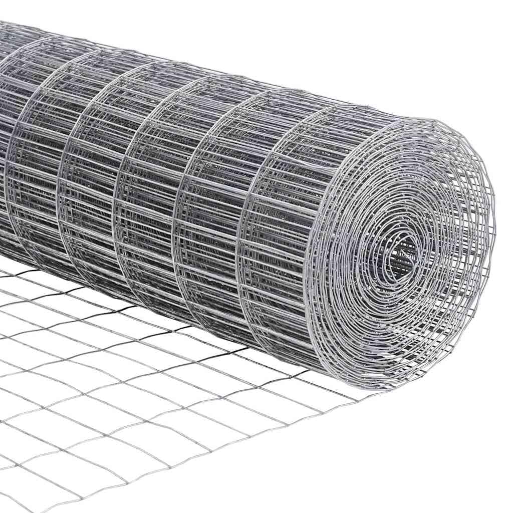 Ogrodzenie euro, 1 x 25 m, żelazo powlekane PCW, wytrzymałe ogrodzenie ogrodowe do użytku na zewnątrz, bariera dla zwierząt, łatwy montaż, wysokość 100 cm