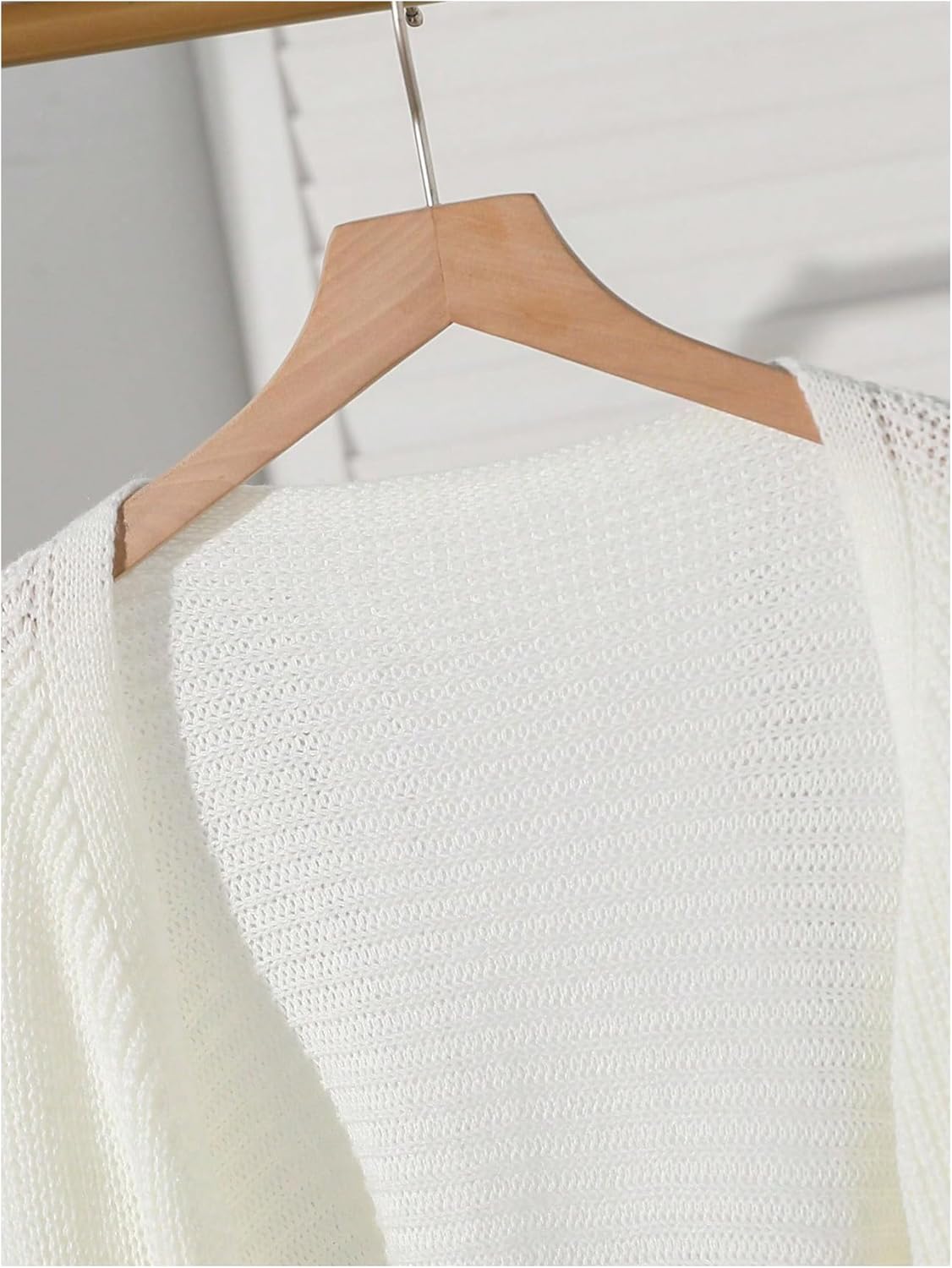 SOLY HUX Girl's Open Front Cardigan Sweater Long Sleeve Knit Crop Bolero Shrugs Outerwear - Image 3