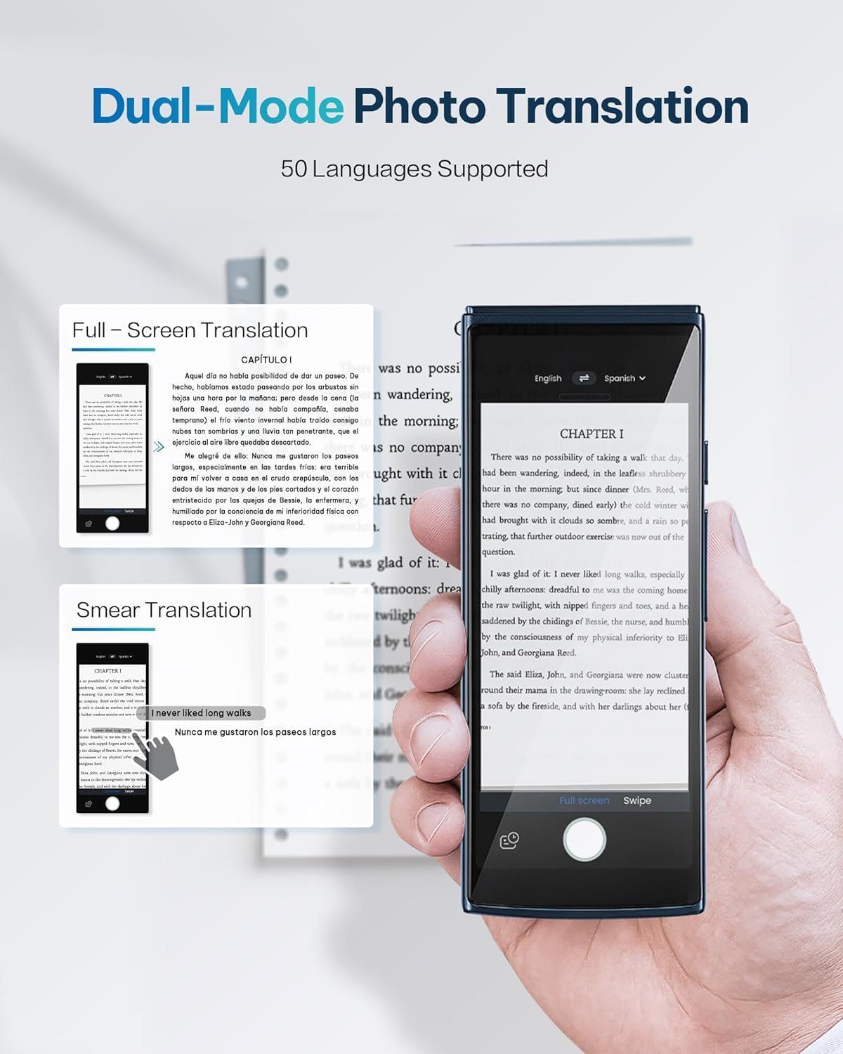 Amazon.com : iFLYTEK AI Language Translator Device, Real-Time Two