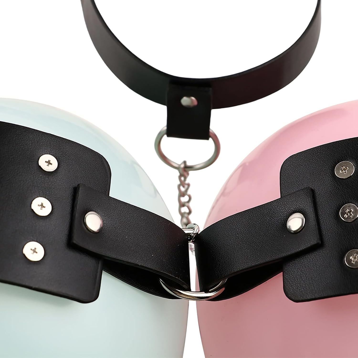 BDSM Kit Adjustable Leather Corset with Nipple Clamps Punk Gothic Bondage Sex Harness SM Toys for Couple Role Play