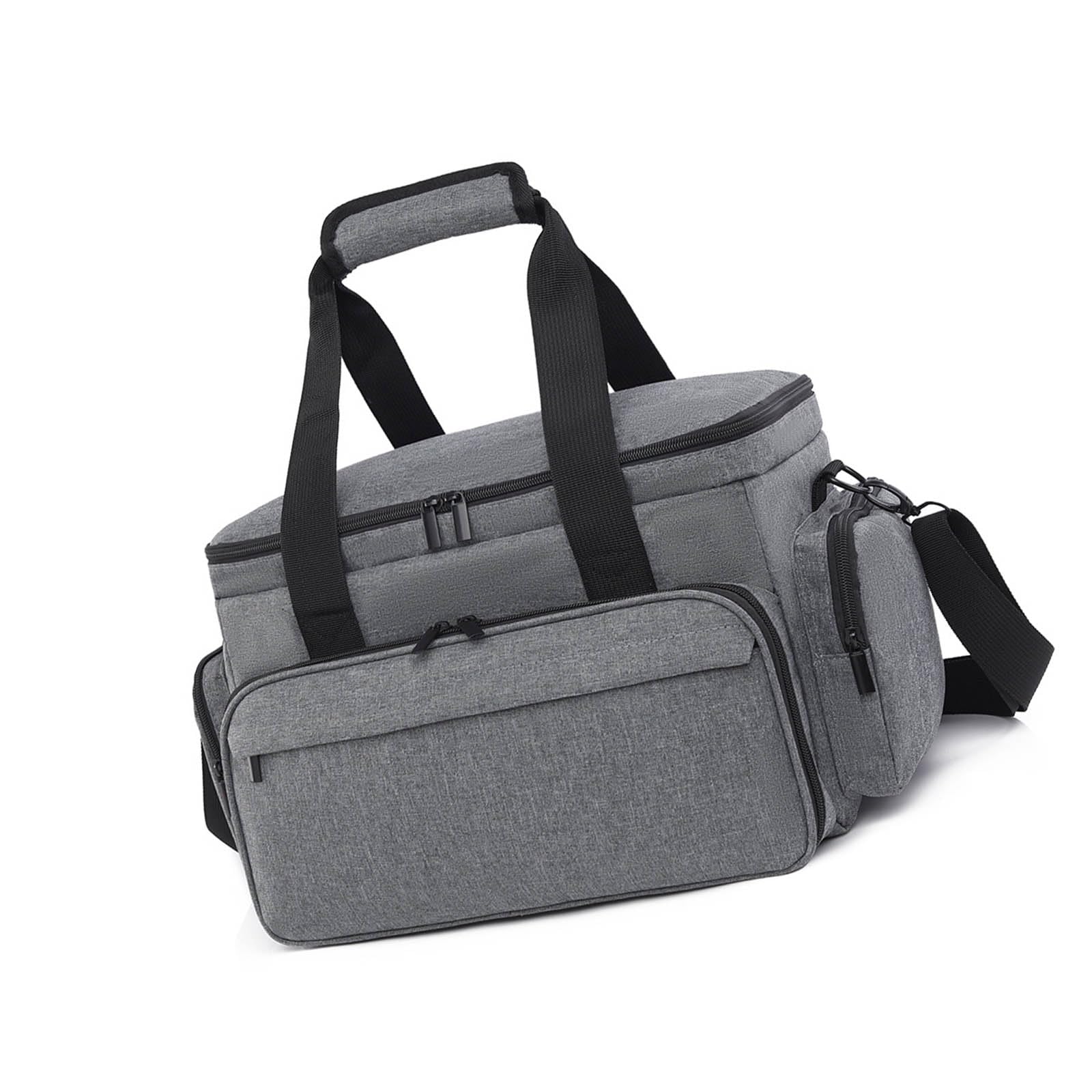 Neceser extensible con varios compartimentos, resistente bolsa de maquillaje de poliéster, bolsa de viaje para mujer, organizador de cosméticos extraíble para viajes