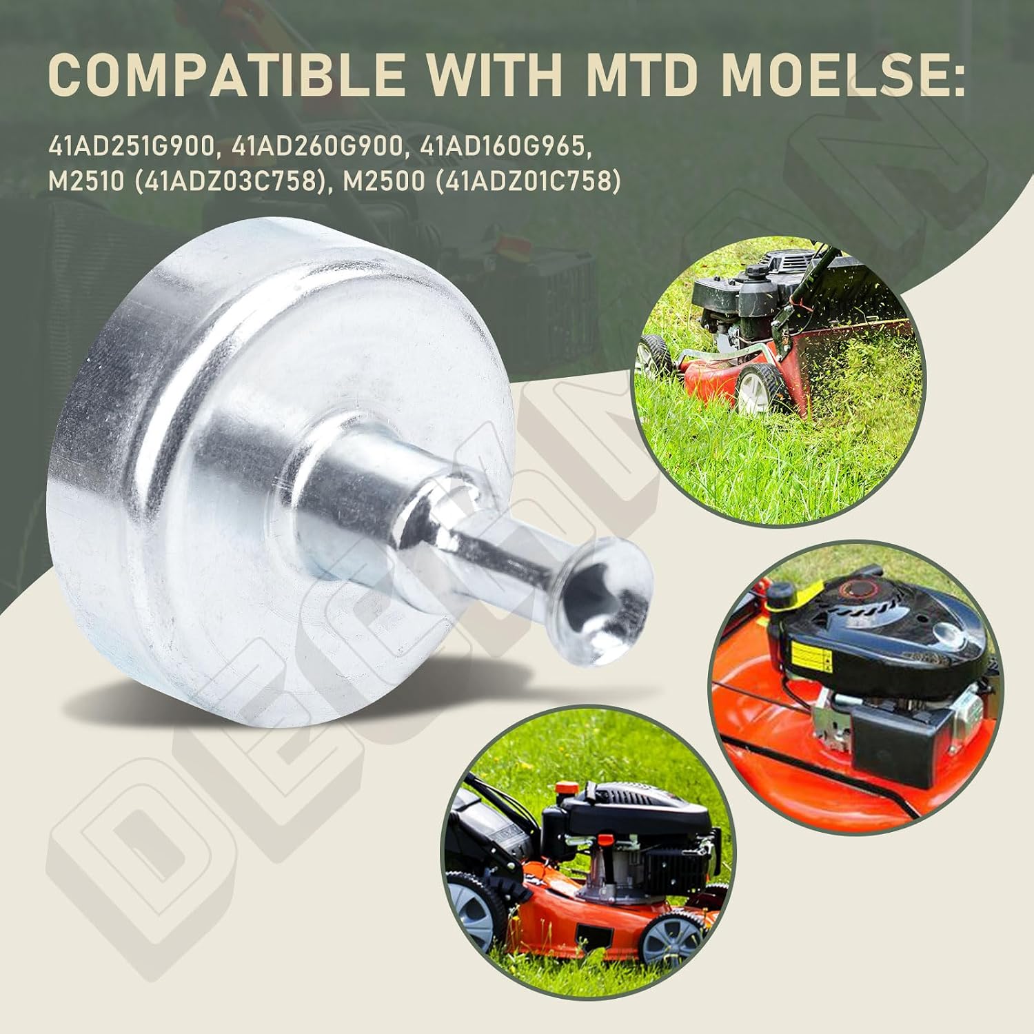 753-05860 Clutch Assembly for Craftsman MTD Bolens Craftsman Huskee Troy Bilt, 753-05860 Clutch Assembly with Small Drum Replaces 753-08114 791-182369 316711370