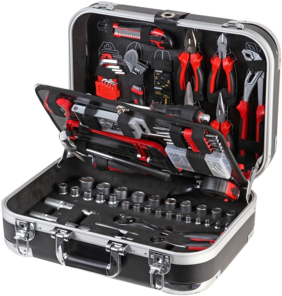 DURATOOL D02155 General Tool Kit & Tool Case, 153 Piece