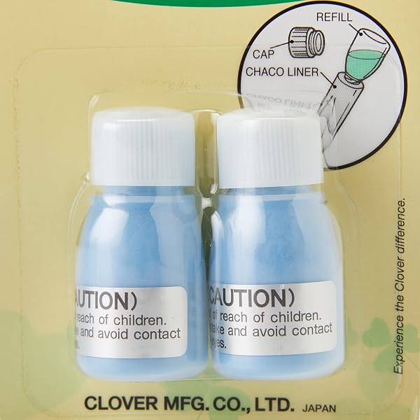 Clover 470/B Poudre de craie pour Chaco 2 x 2,8 g Bleu - 3