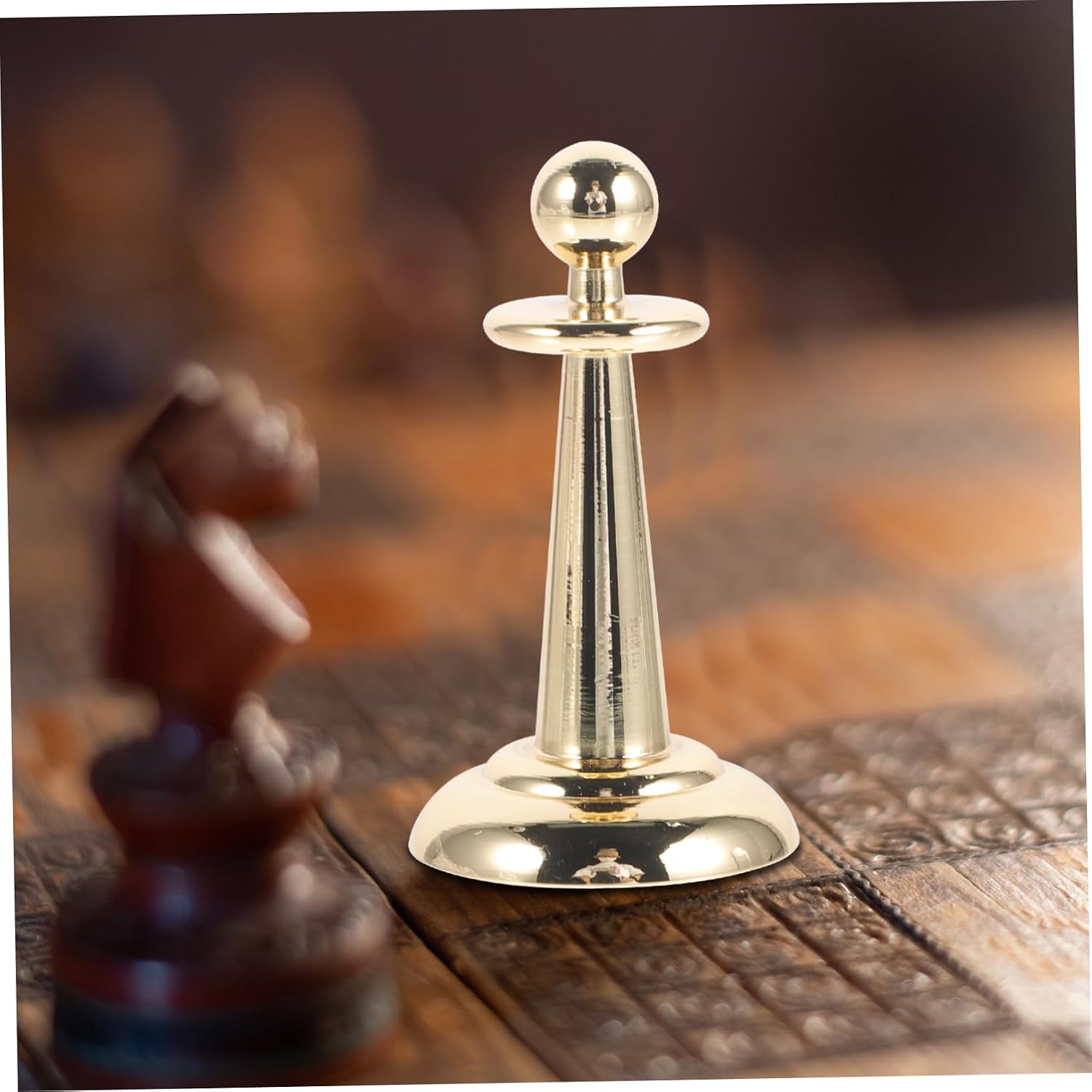 WOONEKY Metal Win Marker for Table Games Compact Gold Roulette Accessory Design for Tracking for Parties and
