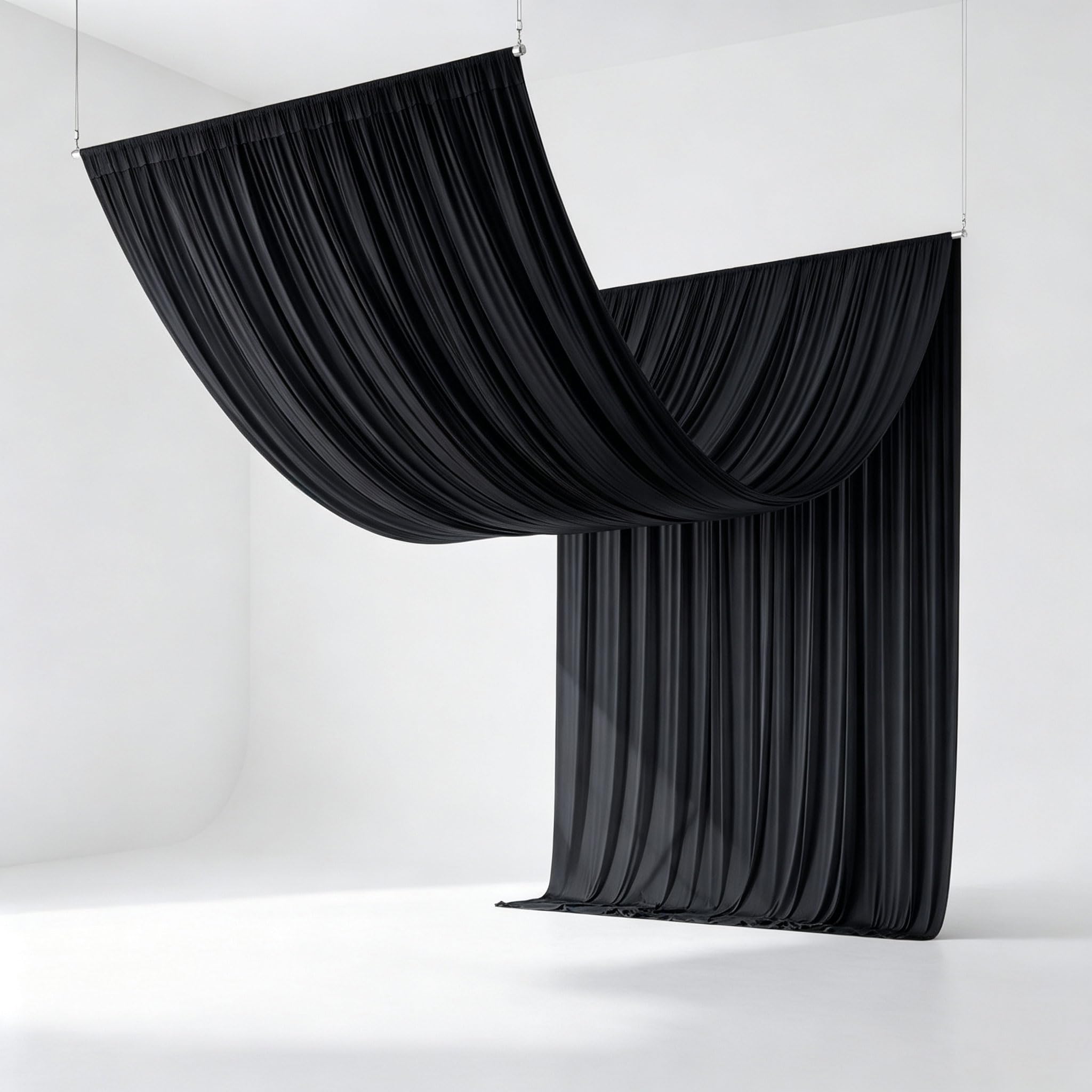 2 Paneles de Paño para Techo 150x600cm para Bodas y Fiestas