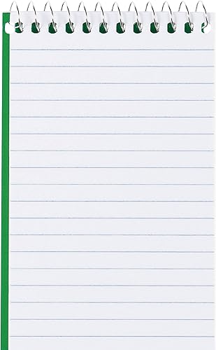 Miniatura 3 de National Libro de notas, regla estrecha, encuadernado en la parte superior, colores surtidos, 3 x 5 pulgadas, 60 hojas (31120)