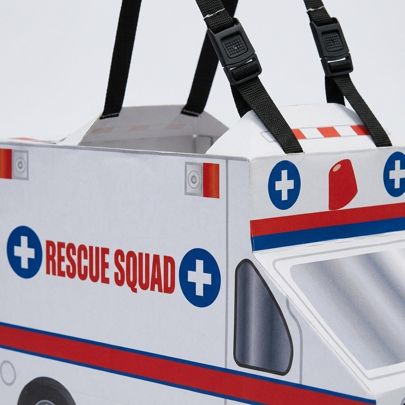 F Fityle Costume Auto Bambini Abito Veicolo Giocattolo Imitazione Accessori Cosplay Materiale Morbido Scene Giochi di Bambini Adatto per Rappresentazioni Carne, Ambulanza
