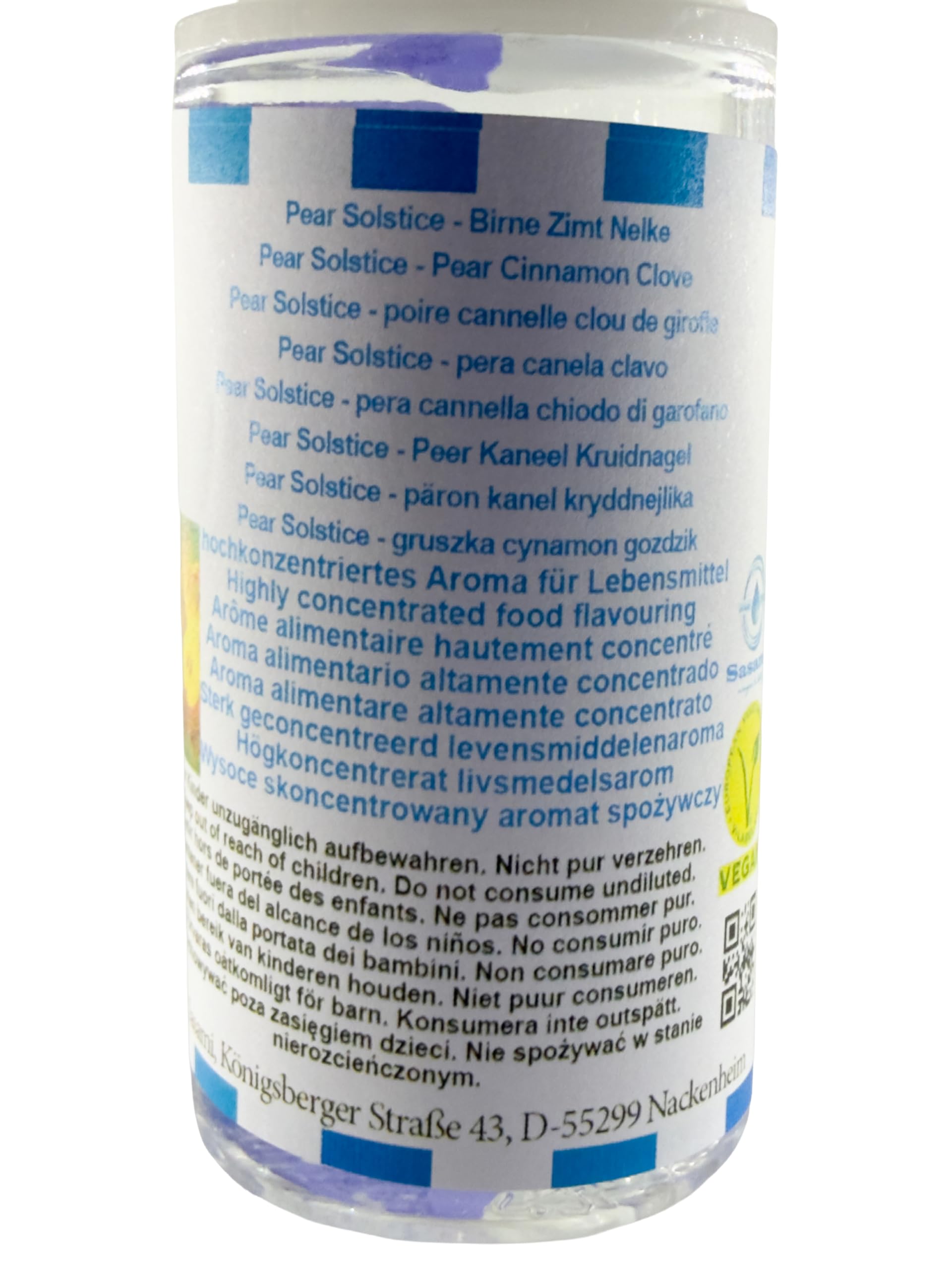Pear Solstice - gruszka cynamon goździk Aromat Koncentrat - wegański - Sasami - 100ml