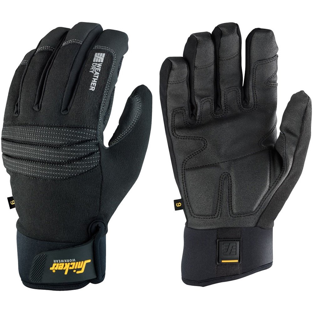 Gants Snickers 95790404007 imperméables et respirants avec grip antidérapant