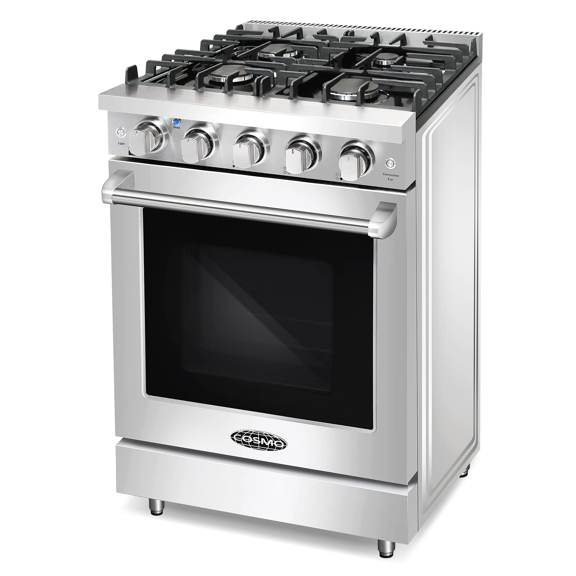 Buy COSMO COSEPGR244 24 in. SlideIn Freestanding Gas Range with 4